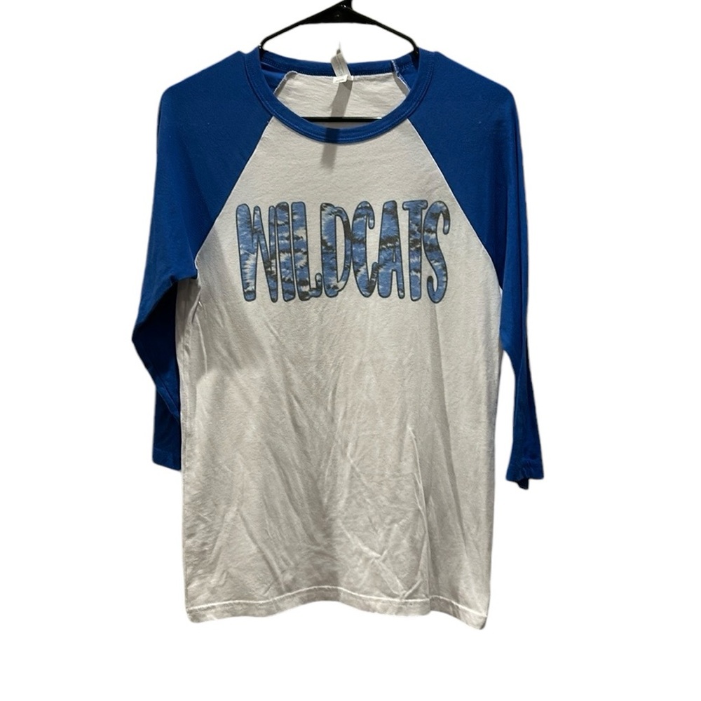 Bella Canvas “Wildcats” two tone long sleeve tee